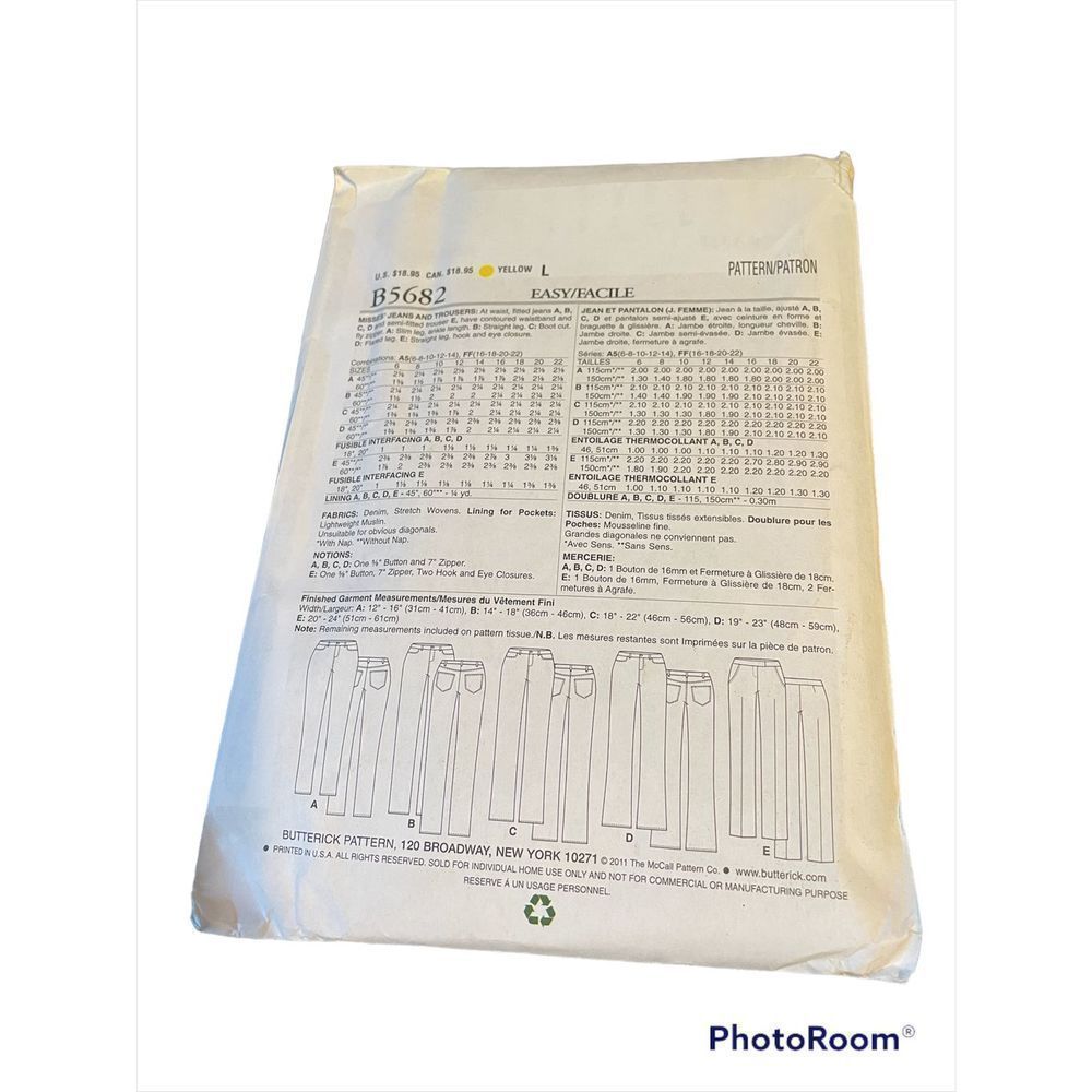 NWT Butterick sewing pattern - Picture 2 of 2